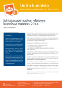 Johtajasopimusten yleisyys kunnissa vuonna 2014