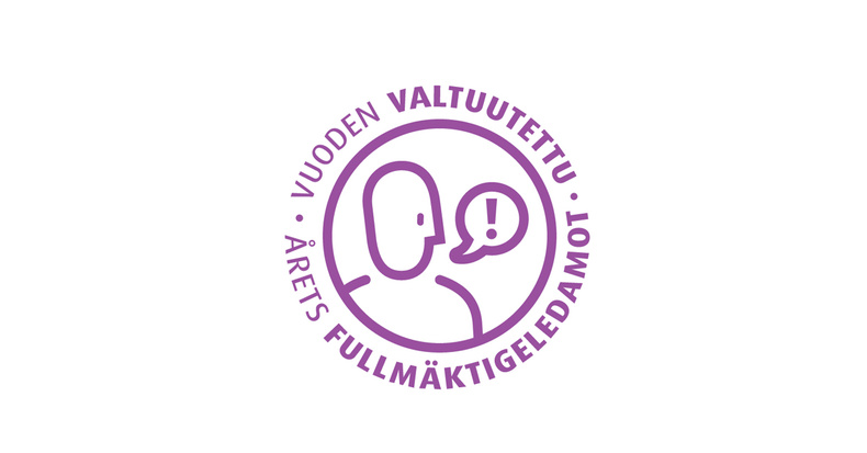 Vuoden valtuutettu -kilpailun logo